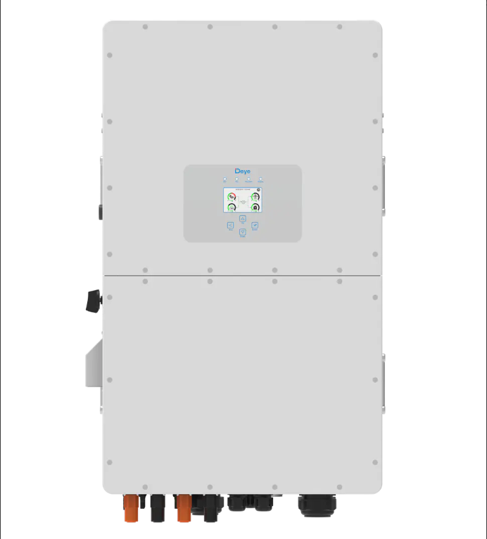اینورتر هیبریدی خورشیدی 50 کیلووات سه فاز High Voltage برند DeYe مدل SUN-50K-SG01HP3-EU-BM4